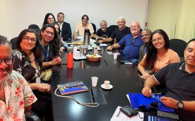 FETEERJ E SINPROS SE REUNIRAM COM O SESI PARA DISCUTIR RENOVAÇÃO DO ACORDO COLETIVO DE TRABALHO